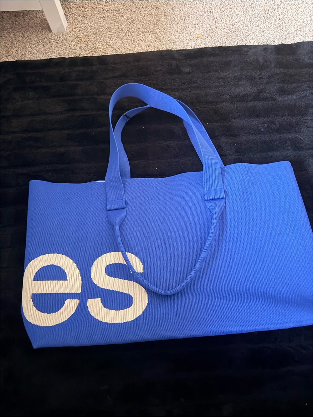 Curves tote bag - sapphire blue - Picture 2 of 4